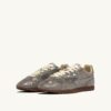 WINDSPIN SNEAKER IN GLITZER-SILBER-WILDLEDER WINDSPIN SNEAKER IN GLITZER-SILBER-WILDLEDER