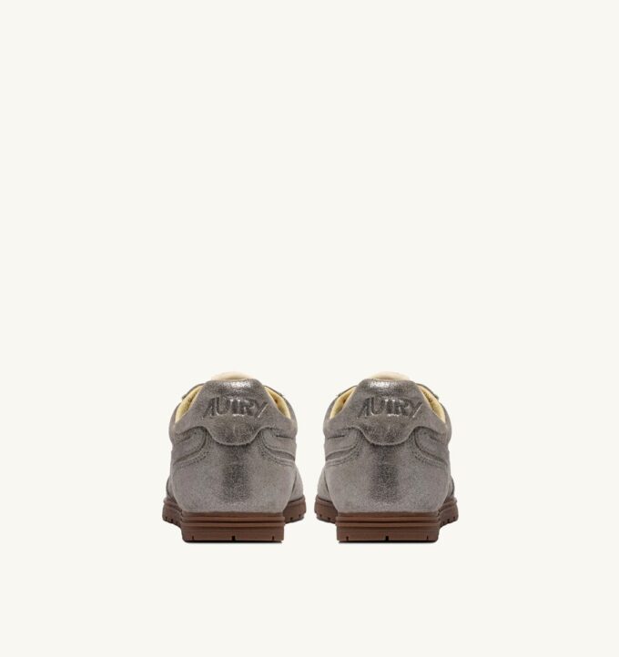 WINDSPIN SNEAKER IN GLITZER-SILBER-WILDLEDER WINDSPIN SNEAKER IN GLITZER-SILBER-WILDLEDER