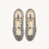 WINDSPIN SNEAKER IN GLITZER-SILBER-WILDLEDER WINDSPIN SNEAKER IN GLITZER-SILBER-WILDLEDER