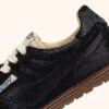 WINDSPIN SNEAKER IN SCHWARZ MIT PONYHAAR-EFFEKT WINDSPIN SNEAKER IN SCHWARZ MIT PONYHAAR-EFFEKT