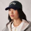 Zweifarbige Unisex-Baseballkappe mit gesticktem Logo