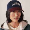 Zweifarbige Unisex-Baseballkappe mit gesticktem Logo