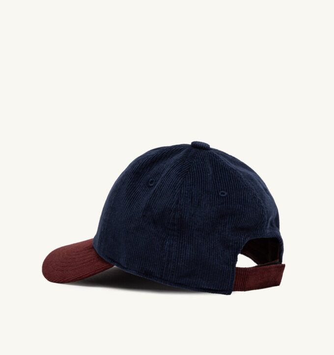 Zweifarbige Unisex-Baseballkappe mit gesticktem Logo
