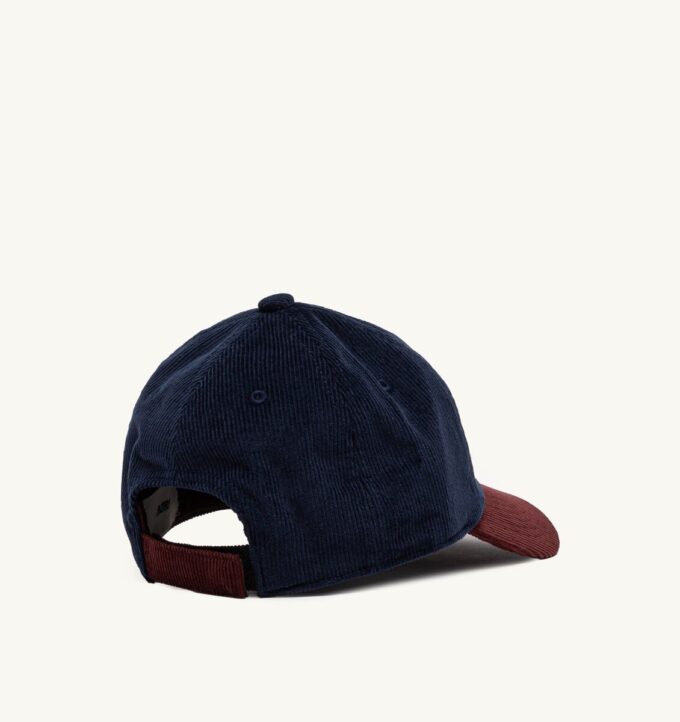 Zweifarbige Unisex-Baseballkappe mit gesticktem Logo
